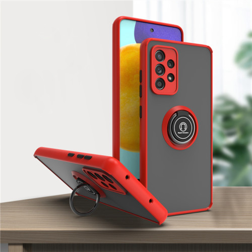 For Samsung Galaxy Z Fold3 Z Flip4  5 6 A02 03 A54 5G  M 23 33 Magnetic Ring Matte Case For Galaxy A53 A34 A14 A13 A33 A52 A51 A32 A73 A72 A71 A52S Shockproof Funda