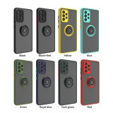 For Samsung Galaxy Z Fold3 Z Flip4  5 6 A02 03 A54 5G  M 23 33 Magnetic Ring Matte Case For Galaxy A53 A34 A14 A13 A33 A52 A51 A32 A73 A72 A71 A52S Shockproof Funda