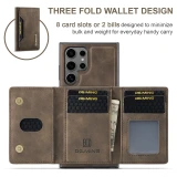 2 in 1 Detachable Wallet Card Holder Phone Case For Samsung Galaxy S25 Ultra S22 Plus S24 S23 FE A54 A16 A15 A55 A35 A36 Cover