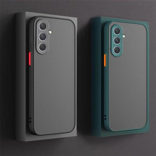 Original Matte Samung A36 5G Case Silicone Edge Hard PC Matte Back Cover For Samsung Galaxy A16 A 16 36 5G Camera Protect Funda