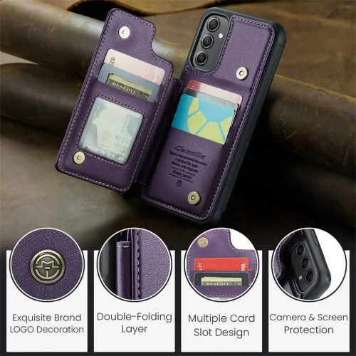Flip Leather Phone Case For Samsung Galaxy A36 A56 A16 A55 A35 A25 A15 A54 A34 A24 A14 A13 A33 A53 A52 Wallet Card Cover Coque