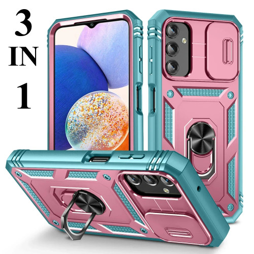 3IN1 Heavy Duty Armor Case for Samsung Galaxy A56 A36 A26 A16 A06 A55 A35 A25 15 05S 54 34 24 14 53 52S 33 32 13 Otter Cover Box