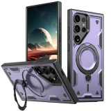 Case For Samsung Galaxy S25 S24 S23 Ultra Plus A56 A36 A26 A26 A16 Magnetic Wireless Charge 360° Rotating Stand Shockproof Cover