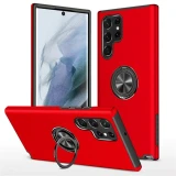 Ring Holder Phone Case for Samsung Galaxy S25 S24 Ultra S23 FE S22 S21 Plus A15 A25 A35 A55 A05 A16 A06 A36 A56 Hard Shell Cover