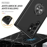 Ring Holder Phone Case for Samsung Galaxy S25 S24 Ultra S23 FE S22 S21 Plus A15 A25 A35 A55 A05 A16 A06 A36 A56 Hard Shell Cover