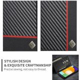 Carbon Fiber Leather Case For Samsung A14 A24 A34 A54 A16 A36 A56 A13 A23 A33 A53 Galaxy A52 A72 A32 A12 A04S Wallet Card Cover