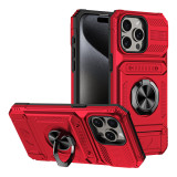 Cards Holder Hybrid Defender Case for iPhone 17air 16 15 Pro Max 15 14 13 11 Magnetic Ring Stand Funda iPhone 15 Pro 14 Plus