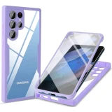 360 Clear Case for Samsung Galaxy S21 S22 S23 Plus Ultra A13 A53 A33 A73 A23 A54 5G A71 A82 M22 M33  M52 M53  Core 5G Screen Full Protection Cover