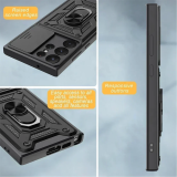 Armor Rotate With Ring Stand Camera Lens Anti-Scratch Case For Samsung Galaxy  S23 S22 Ultra S21 S20 Plus FE N20 N20U Cover