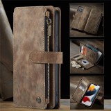 Vintage Card Holder Leather Wallet Case for iPhone 17 Air 16 11 12 13 14 15 Pro Max Mini XR XS Max 8 7 6s Plus SE 2020 2022 Storage Cover