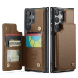 2IN1 Magnetic Flip Leather Phone Case for Samsung Galaxy S25 S24 S23 22 Ultra Plus FE Wallet Cards Shockproof Protect Back Cover