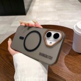 Matte Clear Wireless Charging Magnetic For Magsafe Case For iPhone 16 15 14 Plus 13 12 11 Pro Max Shockproof Armor Hard PC Cover