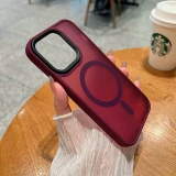 Luxury Wireless Charge Magsafe Transparent Phone Case For iPhone 17 Air 11 12 13 14 15 16 Pro Max Plus Magnetic Matte Bumper Cover