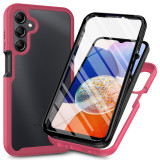 PET Screen Protector Shockproof Case For Samsung Galaxy A15 A25 A05S A05 A04S A04 A14 A24 A34 A54 A13 A23 A33 A53 A73 Back Cover