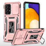 For Samsung Galaxy A52 5G Case Magnetic Holder Armor Cover For Samsung A52 A72 A73 A15 A14 A16  A52S SM-A525F/DS Slide Camera Lens Case
