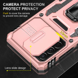 For Samsung Galaxy A52 5G Case Magnetic Holder Armor Cover For Samsung A52 A72 A73 A15 A14 A16  A52S SM-A525F/DS Slide Camera Lens Case