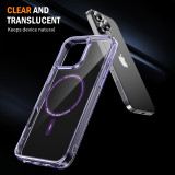 Clear Phone Case For iPhone 17 Air 11 12 13 14 15 16 Pro Max XSMAX XR X/XS Shockproof Transparent Magnetic Cover For iPhone 14 15 16 Plus Magsafe