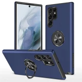 Ring Holder Phone Case For Samsung Galaxy S25 S24 Ultra S23 FE S22 S21 Plus Hard Shell Cover