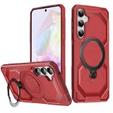 Luxury Armor Case For Samsung Galaxy S25 S24 S23 S22 S21 FE A06 A14 A15 A16 A25 A35 Car Magnetic Ring Holder For Samsung S21 S22 Ultra S22 Plus Back Cover