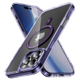 Clear Phone Case For iPhone 17 Air 11 12 13 14 15 16 Pro Max XSMAX XR X/XS Shockproof Transparent Magnetic Cover For iPhone 14 15 16 Plus Magsafe