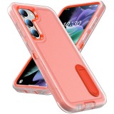 Rugged Phone Case For Samsung S25 S24 S23 Ultra S22 Plus A03 A06 A13 A14 A15 A16 A26 A36 A53 A54 3 Layers Bumper Hybrid PC+TPU Function Shockproof Back Cover With Bracket