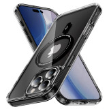 Clear Phone Case For iPhone 17 Air 11 12 13 14 15 16 Pro Max XSMAX XR X/XS Shockproof Transparent Magnetic Cover For iPhone 14 15 16 Plus Magsafe