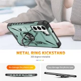 Luxury Armor Magnetic Metal Ring Holder For Samsung Galaxy S25 S24 S23 Ultra S22 S21 Plus A02 A03 A04 A12 A13 A14 A15 A32 A33 A34 A52 A53 A54 A73 Shockproof Phone Back Cover