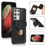 Long lanyard Flip Leather Phone Case For Samsung Galaxy S25 S24 FE S23 Ultra S22 Plus S21 S20 S10 Note 10+ Note 20 Ultra Wallet Card Cover Coque