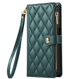 Luxury Wallet Zipper Leather Cover Case For iPhone 17 Air 16 15 14 ProMax 13 Pro 12 MINI 11 X XR XS Max 7 8 Plus SE Flip Card Case