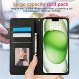 For Samsung Galaxy S25 Ultra S24 Plus S23 FE S22 S21 S20 S10 Note 10+ Note 20 Ultra Magnetic Leather Wallet Card Phone Case Flip Stand Cover