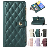 Luxury Wallet Zipper Leather Cover Case For Samsung Galaxy A05 A06 A12 A13 A14 A15 A16 A21 A22 A23 A24 A25 A32 A33 A34 A35 A36 A42 A51 A52 A53 A54 A55 A56 A71 A72 4G 5G