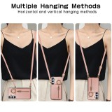 Zipper Wallet Card Holder Leather Crossbody Women Girls Case For Samsung Galaxy A06 A12 A13 A14 A15 A16 A21 A22 A24 A25 A26 A32 A33 A34 A35 A36 A51 A52 A53 A54 A55 A56 A71 A72 4G 5G Cover