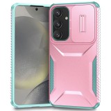 Case For Samsung Galaxy S25 S24 S23 S22 S21 FE Cover  Plus Ultra A05 A05S A14 A15 A16 A25 A26 A34 A35 A36 A54 A55 4G 5G Military Antiskid Camera Lens Slide Cover SamsungS24 Case