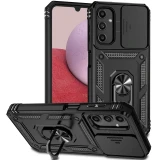 Case For Samsung Galaxy A55 A35 A25 A15 A05S A05 A54 A34 A24 A14 5G Slide Camera LensProtection Magnetic Ring Holder Armor Cover