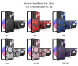 Armor Case For Samsung Galaxy A05 A06 A12 A13 A14 A15 A16 A21 A23 A24 A25 A26 A32 A33 A34 A35 A36 A51 A52 A53 A54 A55 A56 A71 A72 A73 4G 5G M15 M23 M33 M34 M35 M53 M54 M55 Cover Magnetic Holder Ring Funda Slida Camera Protection Coque
