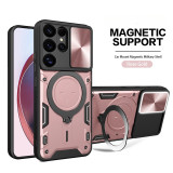 For Samsung Galaxy S25 S24 S23 S22 S21 S20 Note 20 Ultra 5G Z Flip Z Fold4 5 6 Case Car Holder Ring Phone Case For Samsung S25 + Plus S 25 Ultra Slide Camera Armor Back Cover
