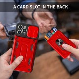 Shockproof Armor Case For Samsung A05 A06 A12 A13 A14 A15 A16 A20 A21 A22 A23 A24 A25 A26 A31 A32 A33 A34 A35 A36 A51 A52 A53 A54 A55 A56 A71 A72 A73 M14 M33 M51 M52 M53 M55 Card Holder Stand Cover
