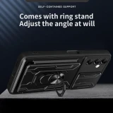 Case For Samsung Galaxy S25 S24 S23 S20 S21 S22 Ultra Plus FE Note 20 Ultra Cover Grade Card Slot Armor Fundas Coque