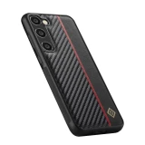 Carbon Fiber Leather Case For Samsung Galaxy S25 S24 S23 S22 Ultra S21 S20 FE S10 Plus Note 10 20 Ultra Shockproof Microfiber Cover