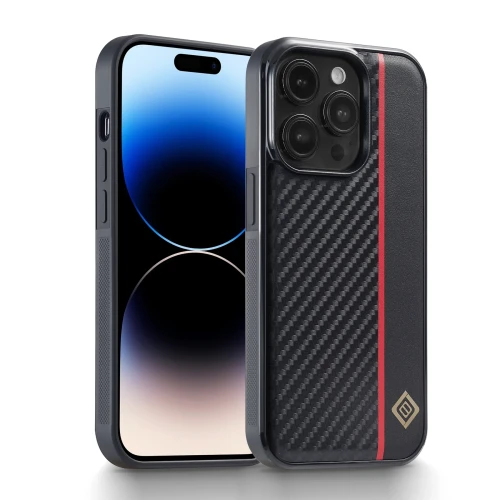 Carbon Fiber PU Leather Case For iPhone 16 15 14 Pro Max 13 11 12 XR XS 8 7 Plus SE Mini Protection Antiski Business Phone Cover