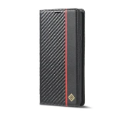 Carbon Fiber Flip Case For Samsung S25 S24 S23 S21 S22 S20 S10 S9 S8Plus Note20 Ultra Leather Wallet Phone Cover