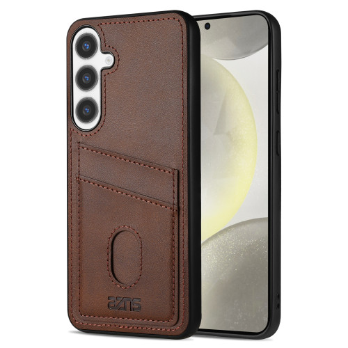 Retro Leather Back Cards Case For Samsung Galaxy A05 A06 A13 A14 A15 A16 A23 A25 A26 A33 A34 A35 A36 A53 A54 A55 A56 A73 Cover