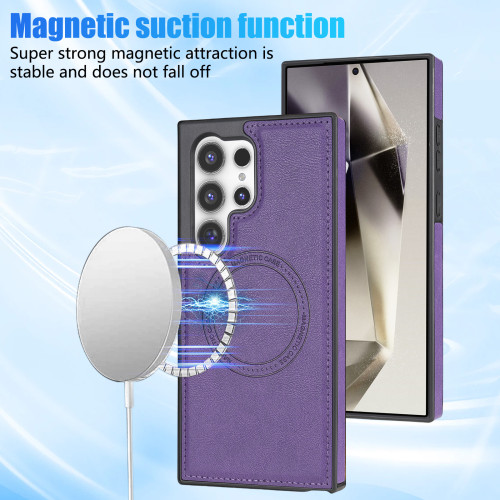 Matte Leather Phone Case For Samsung Galaxy S24 Ultra S23 FE S22 Plus S21 FE A13 A14 A52 A53 A54 Busines Cover