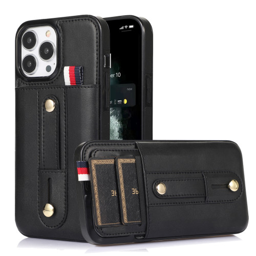 Vertical Cards Solt Wallet Ring Holder Leather Case For iPhone 17 16 15 Pro Max 14 Air Plus 13 12 Mini 11 XR X XS 7 8 SE 2022 Bag Pocket