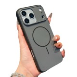 High Quality Magnetic Frosted Mobile Phone Case for iPhone for iPhone 17 16 15 14 Pro Max Shockproof Cover Back Anti-slip Shell