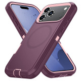 Armor Shockproof Defender Cover For iPhone 11 12 13 14 15 16 17 Air Plus Pro Max For Magesafe Magnetic Wireless Charge Case