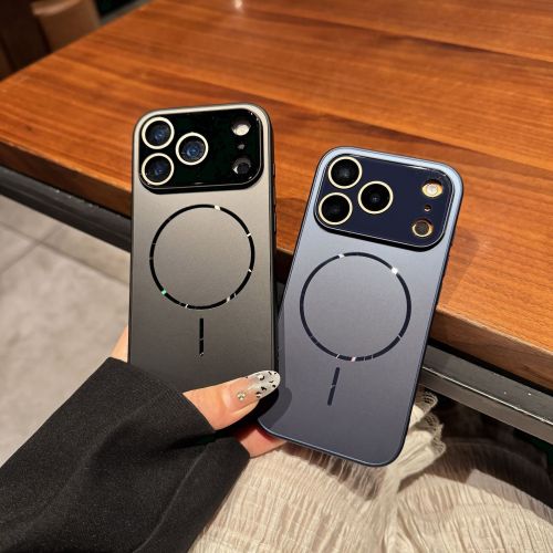 Luxury Magsafe Phone Case For iPhone 17 Air 16 15 14 13 Pro Max Magnetic Wireless Charge Armor Cover