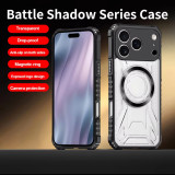 Shockproof Armor Magnetic Case for IPhone 17 Air 16E 15 14 Plus 13 12 11 17 Pro Max for Magsafe Wireless Charging PC Hard Case
