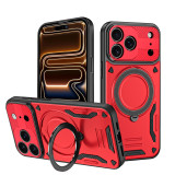 Military Defender Heavy Duty Bracket Case for iPhone 17 Air 16 15 14 13 12 11 Pro Max Plus For Magsafe Shockproof Matte Cover