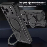 Military Defender Heavy Duty Bracket Case for iPhone 17 Air 16 15 14 13 12 11 Pro Max Plus For Magsafe Shockproof Matte Cover